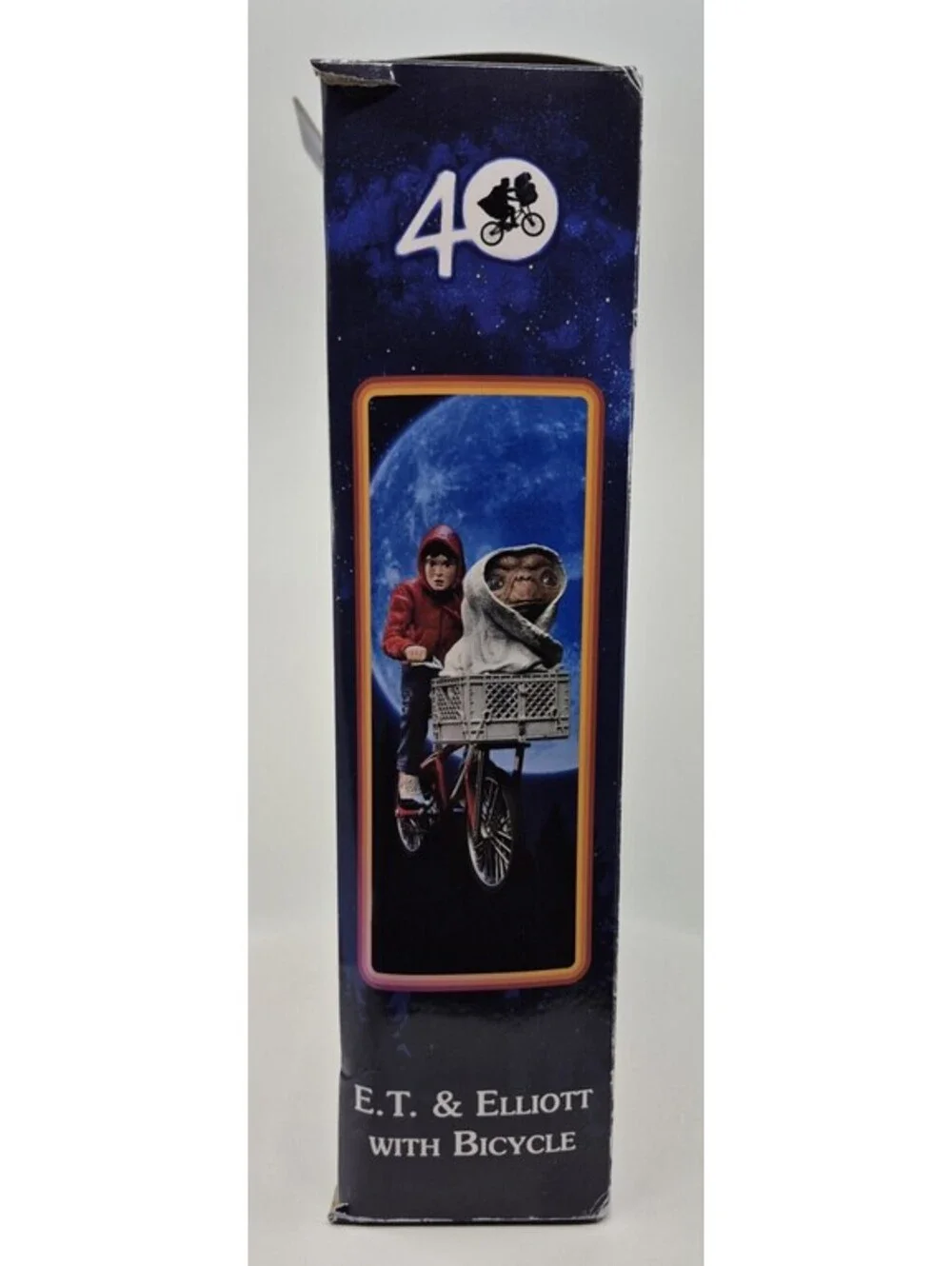 NECA E.T The Extra-Terrestrial 40th Anniversary Elliott and E.T. On Bicycle NEW